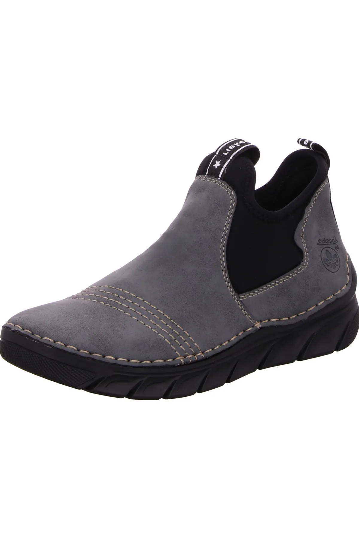 Rieker  Stiefelette - Blau - Flacher Absatz