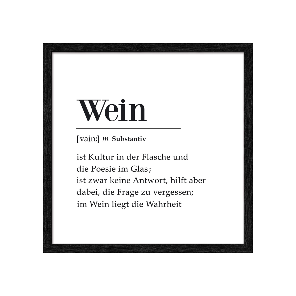 Rahmenbild Rotwein Definition