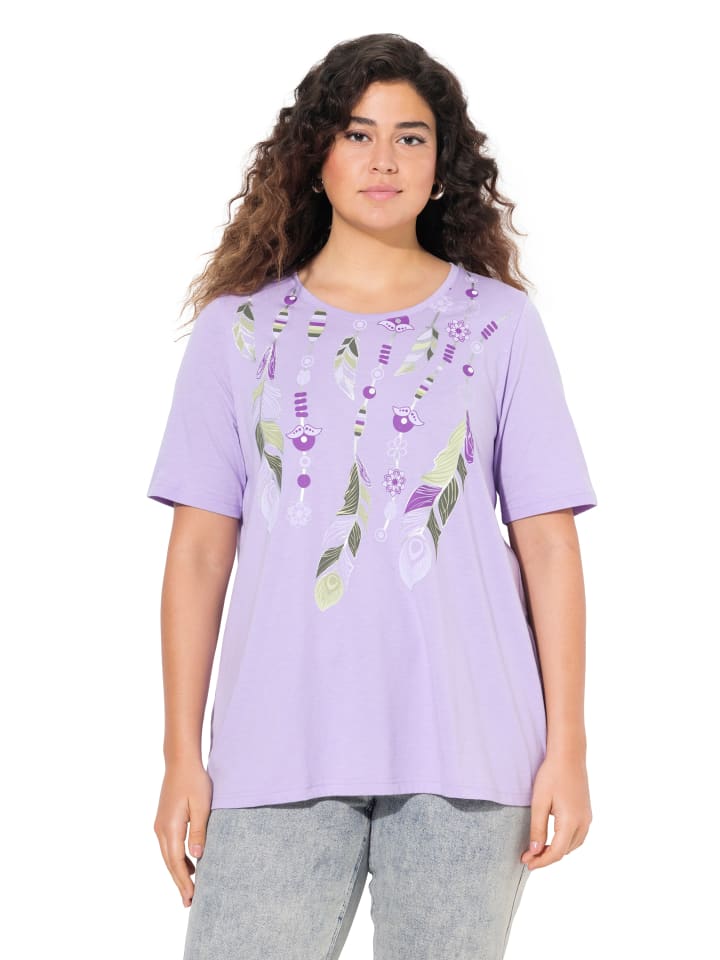 Ulla Popken Shirt in lavendel günstig kaufen