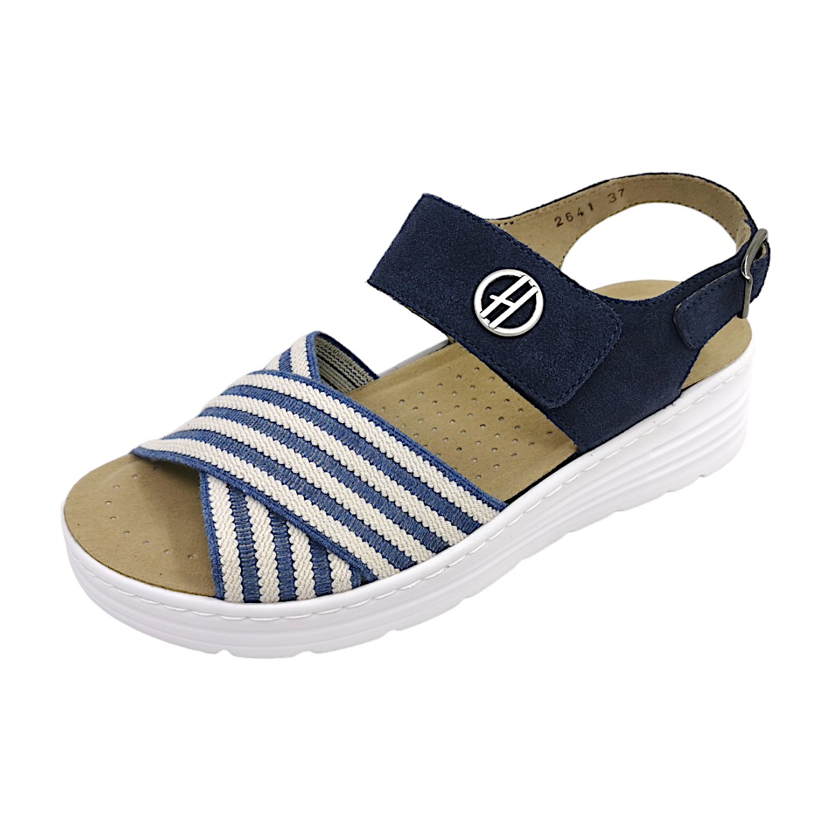 Hickersberger Rimini Sandalette Weite G 2641 Blau 7301 Blau