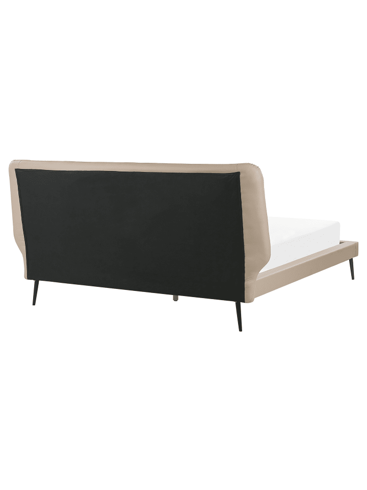 Beliani Doppelbett ESSONNE in Beige - (W) 208 x (H) 108 x (L) 219 cm günstig kaufen onesize