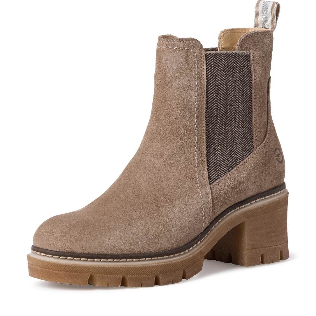 TAMARIS Chelsea Boot taupe Chelsea Boot, Taupe