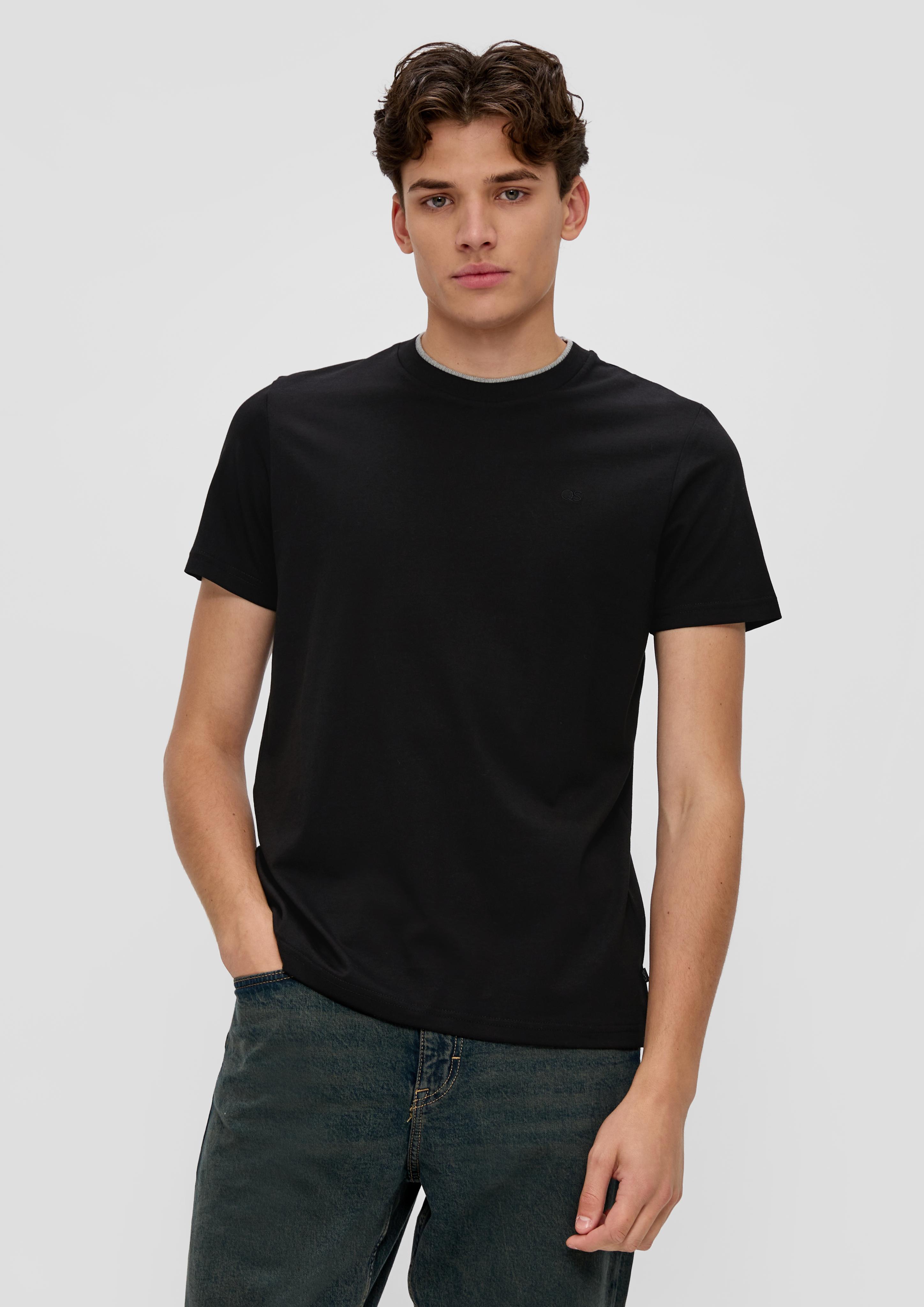 T-Shirt mit Layering-Crew Neck  2138518-99L0