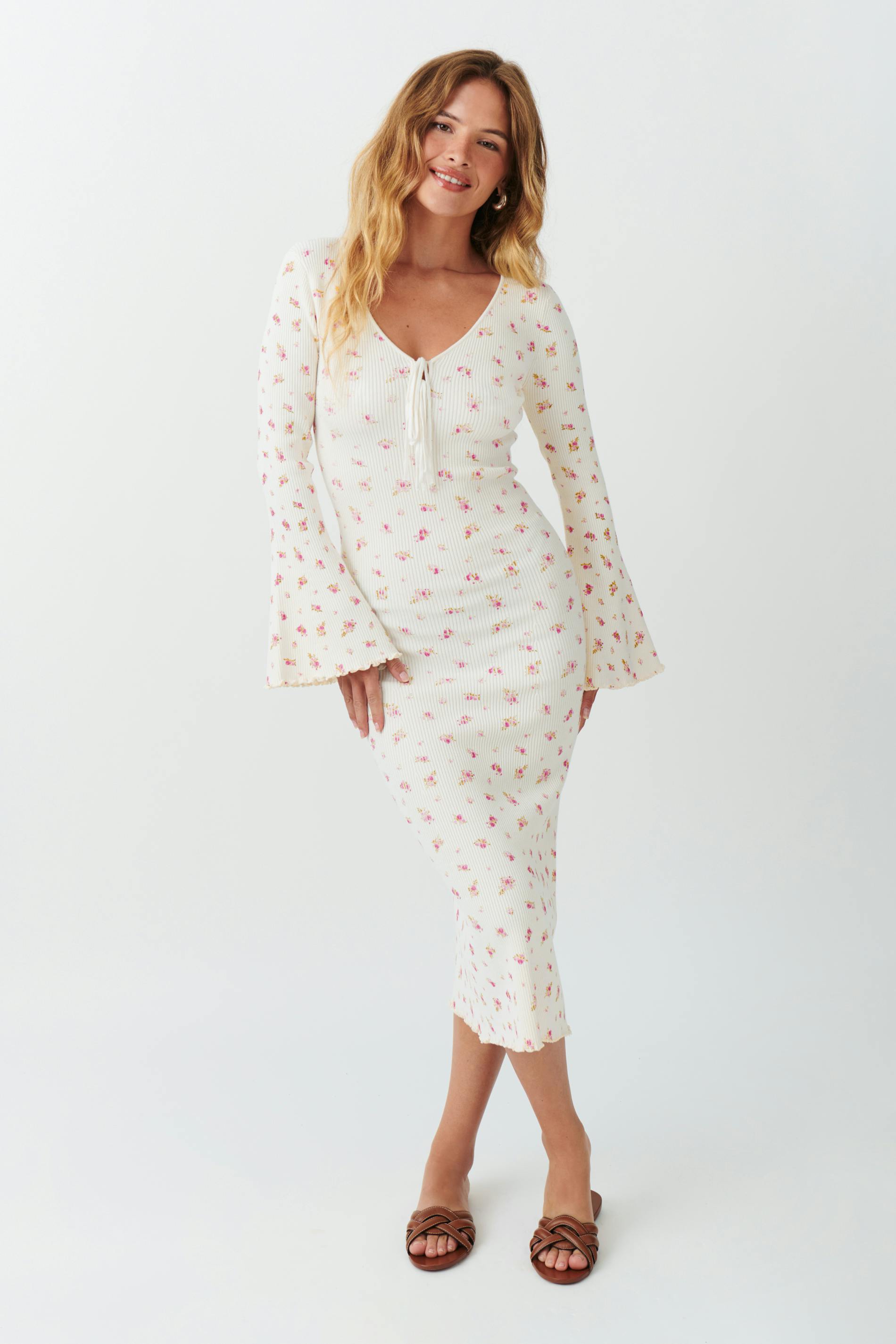 Knitted babylock dress
