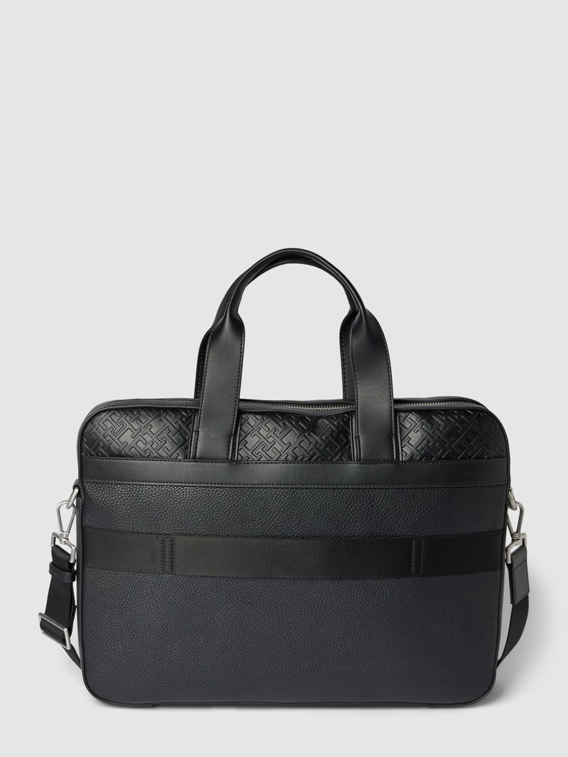 Laptoptasche mit abnehmbarem Riemen Modell 'CENTRAL' in schwarz