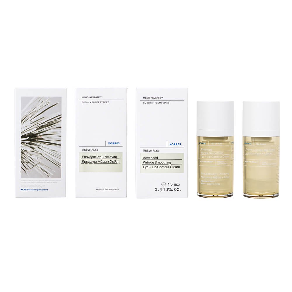 KORRES Augenpflege White Pine Glättende Augen- und Lippenkonturcreme