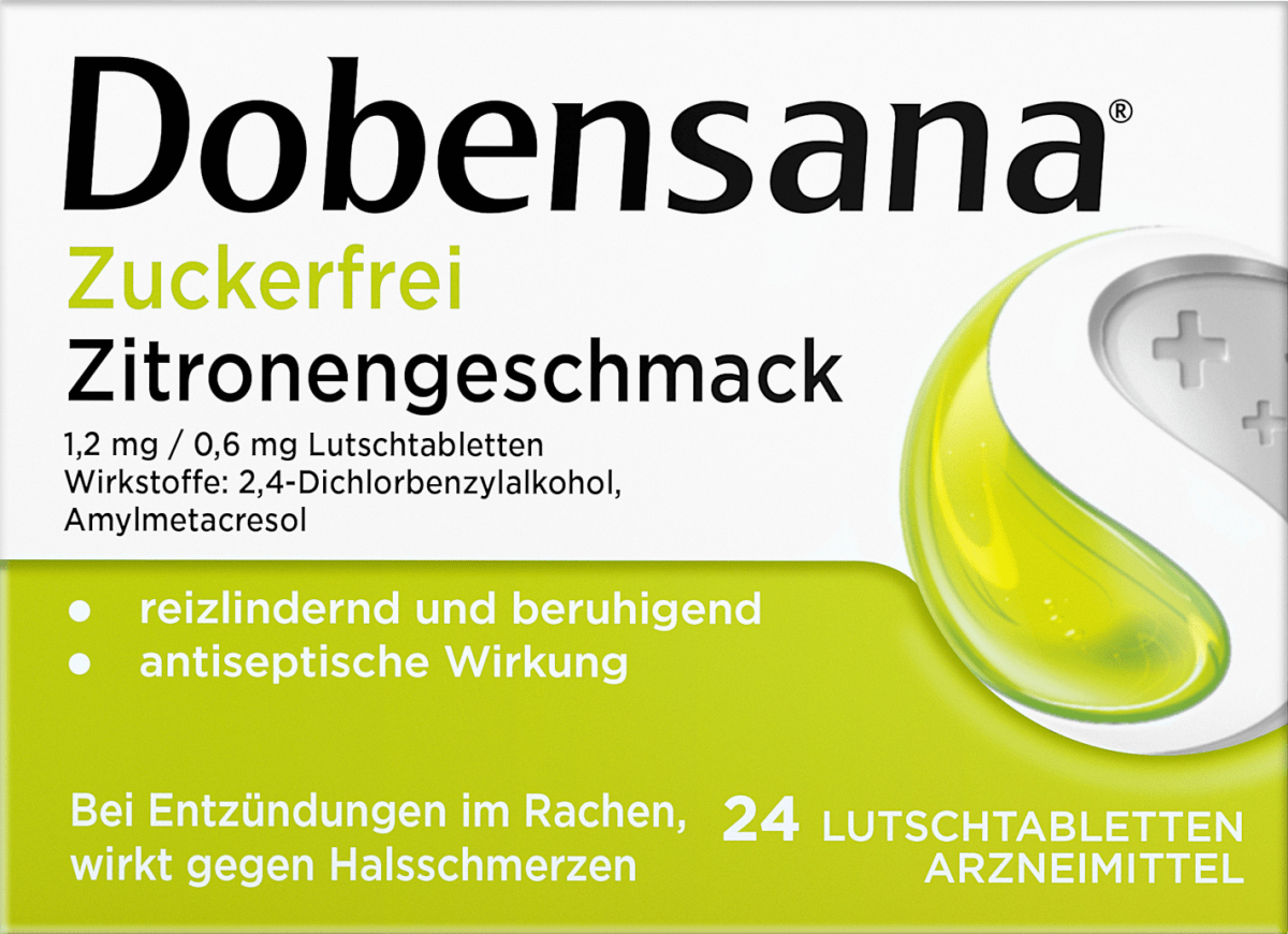 zuckerfrei Zitronengeschmack Lutschtabletten, 24 St