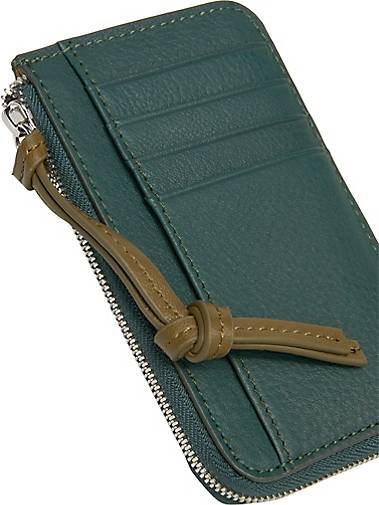 Marc O'Polo Zipper-Börse aus feingenarbtem Rindleder