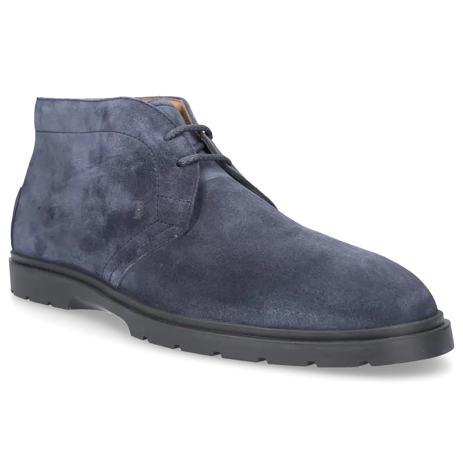 Tod's - Stiefeletten M59K00 Veloursleder - blau
