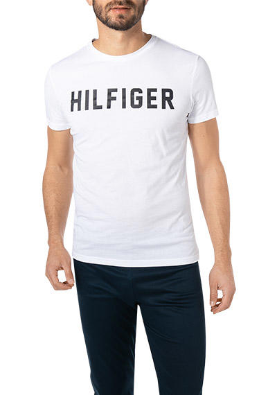 Tommy Hilfiger, T-Shirt, Bio Baumwolle, weiß