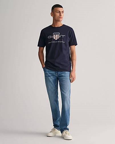 GANT Herren T-Shirt ARCHIVE SHIELD