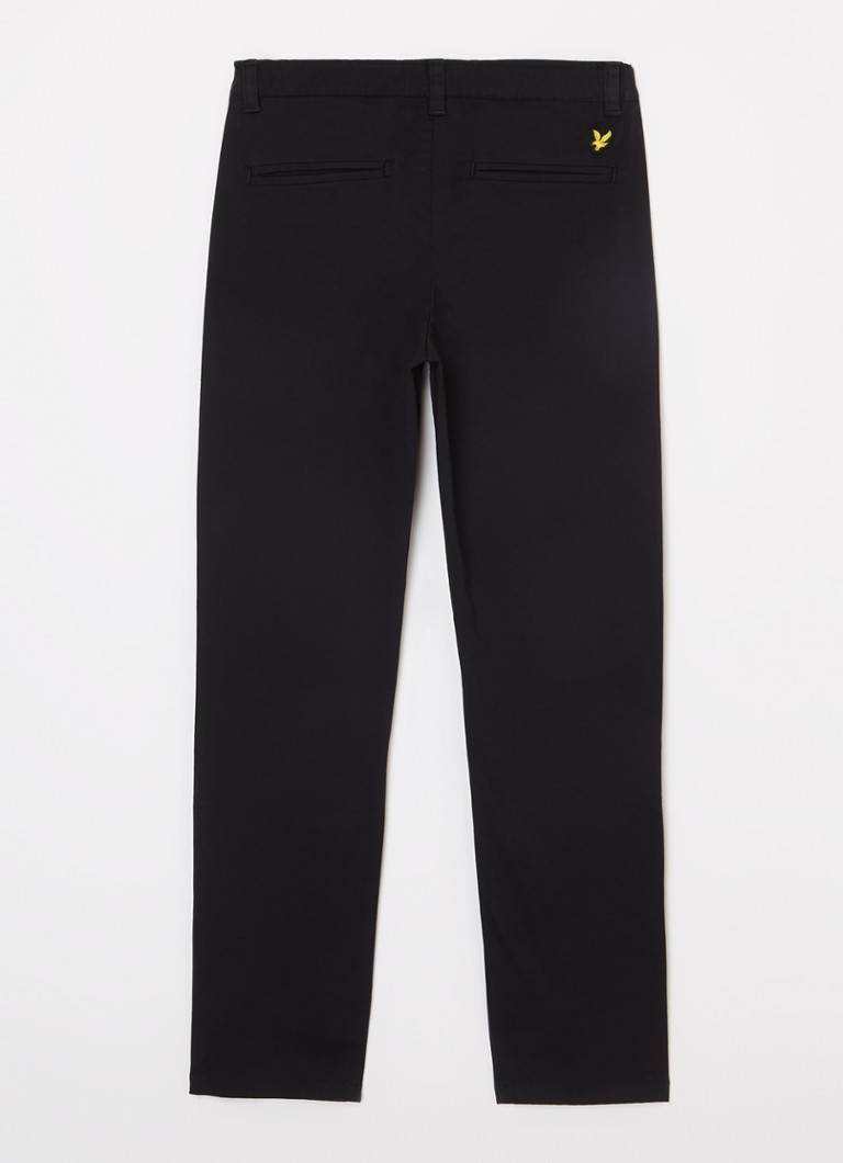 Calça chino Lyle & Scott Slim Fit com bolsos laterais