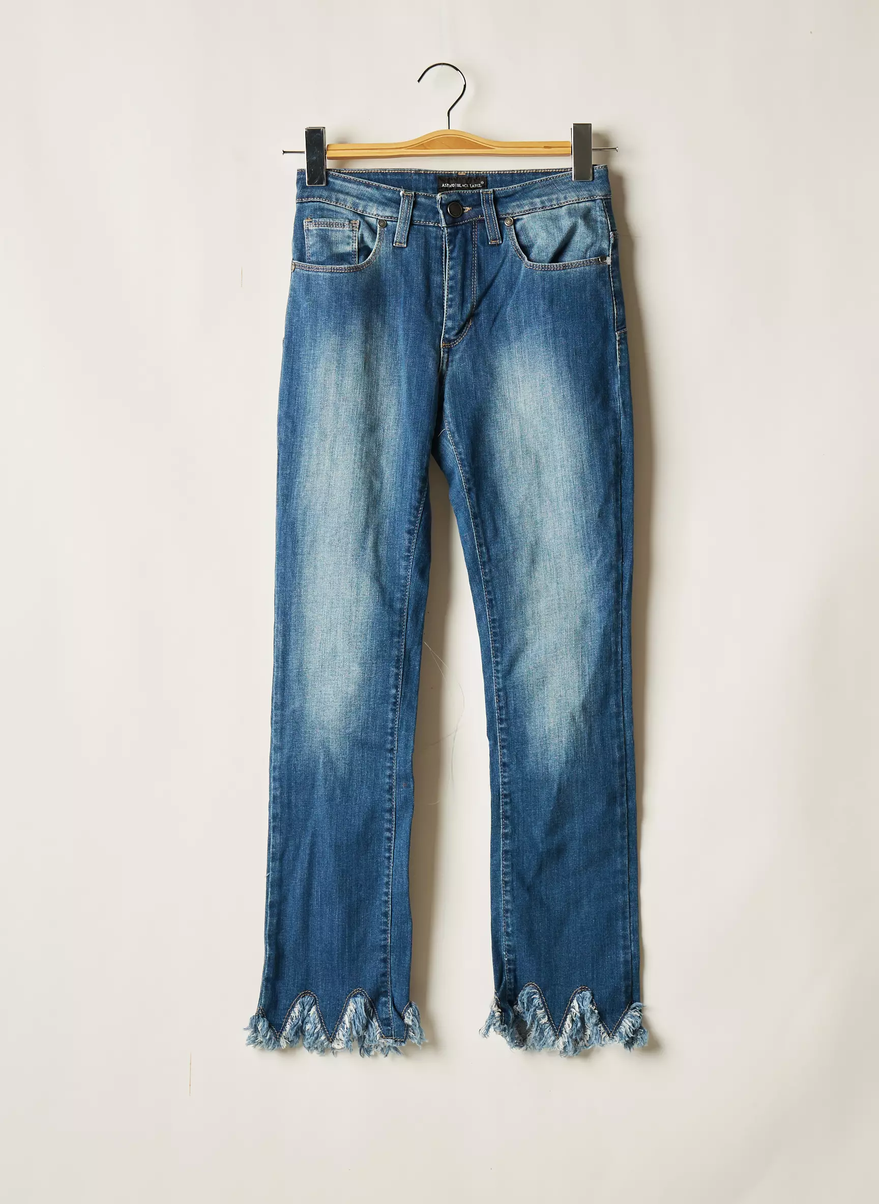 Astrid Black Label Jeans Coupe Droite Femme couleur bleu