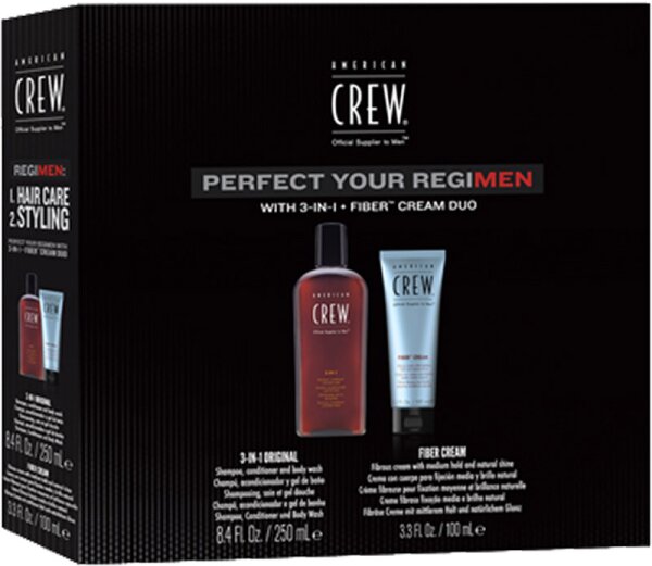 American Crew Regimen 3-in-1 & Fiber Cream Duo Haarpflegeset