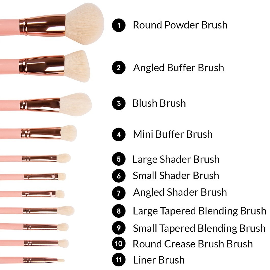 Weekend Vibes Brunch Bunch - 11 Piece Brush Set