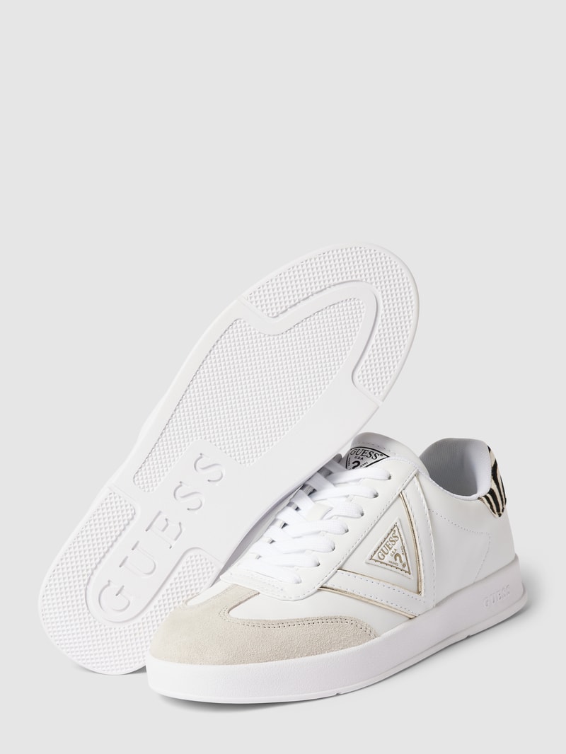 Sneaker mit Colour-Blocking-Design Modell 'AVIANA' in weiß