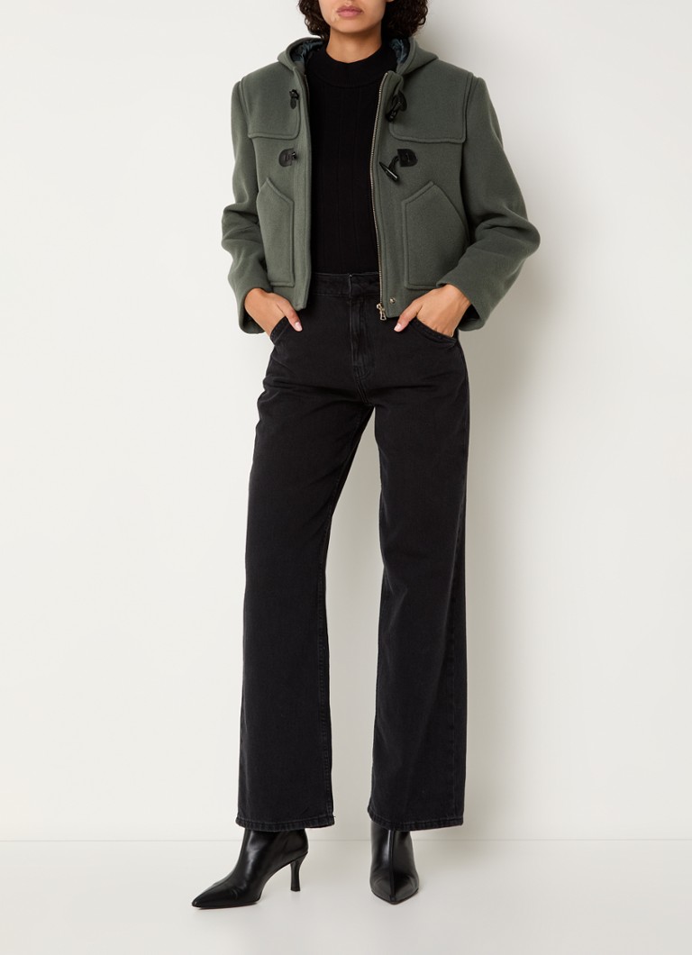 ba&sh Paimee jacket in wool blend with side pockets