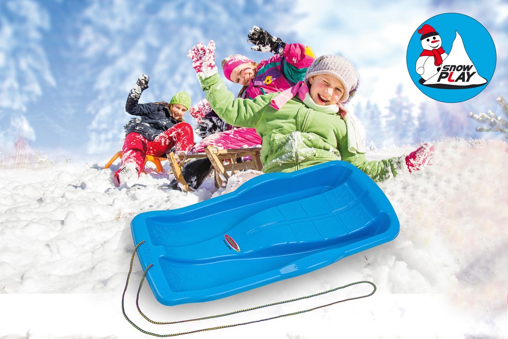 Jamara e.K. JAMARA-461126-Snow Play Bob Karol 80cm blau
