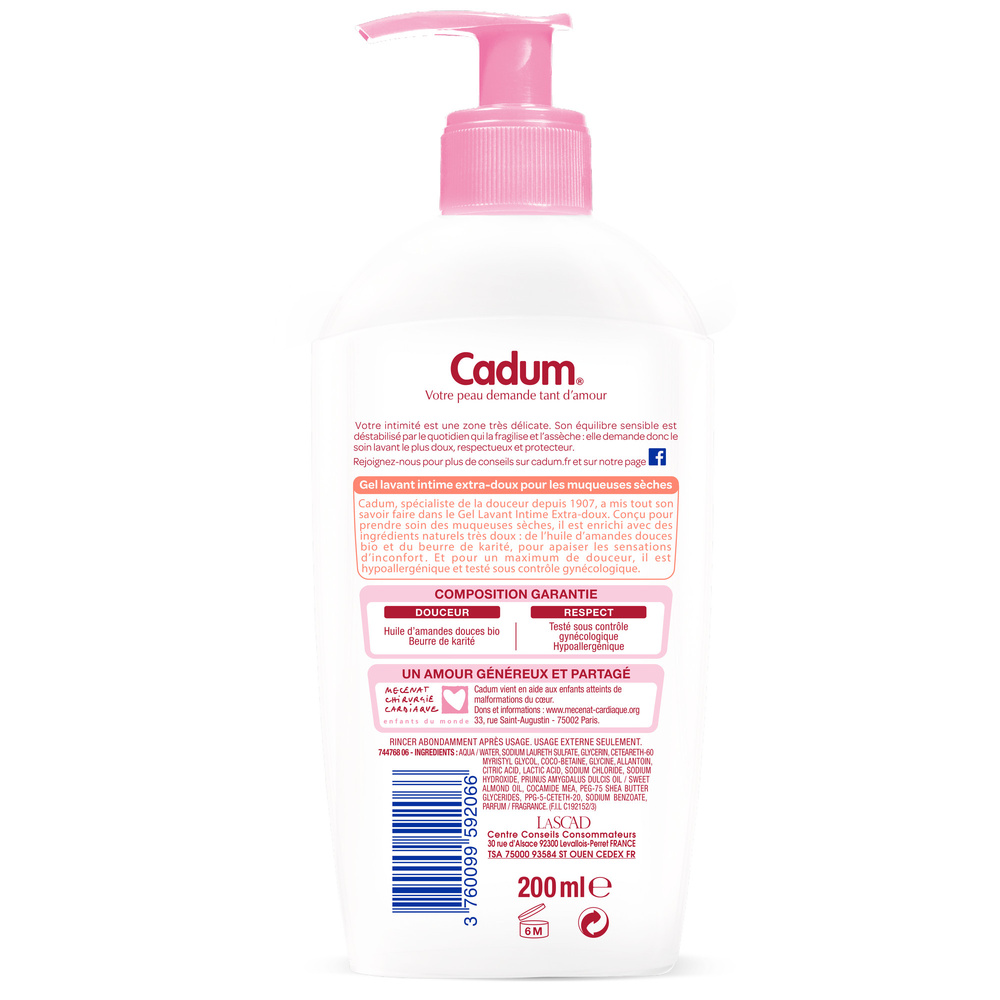 cadum Cadum Intime Gel lavant intime extra-doux