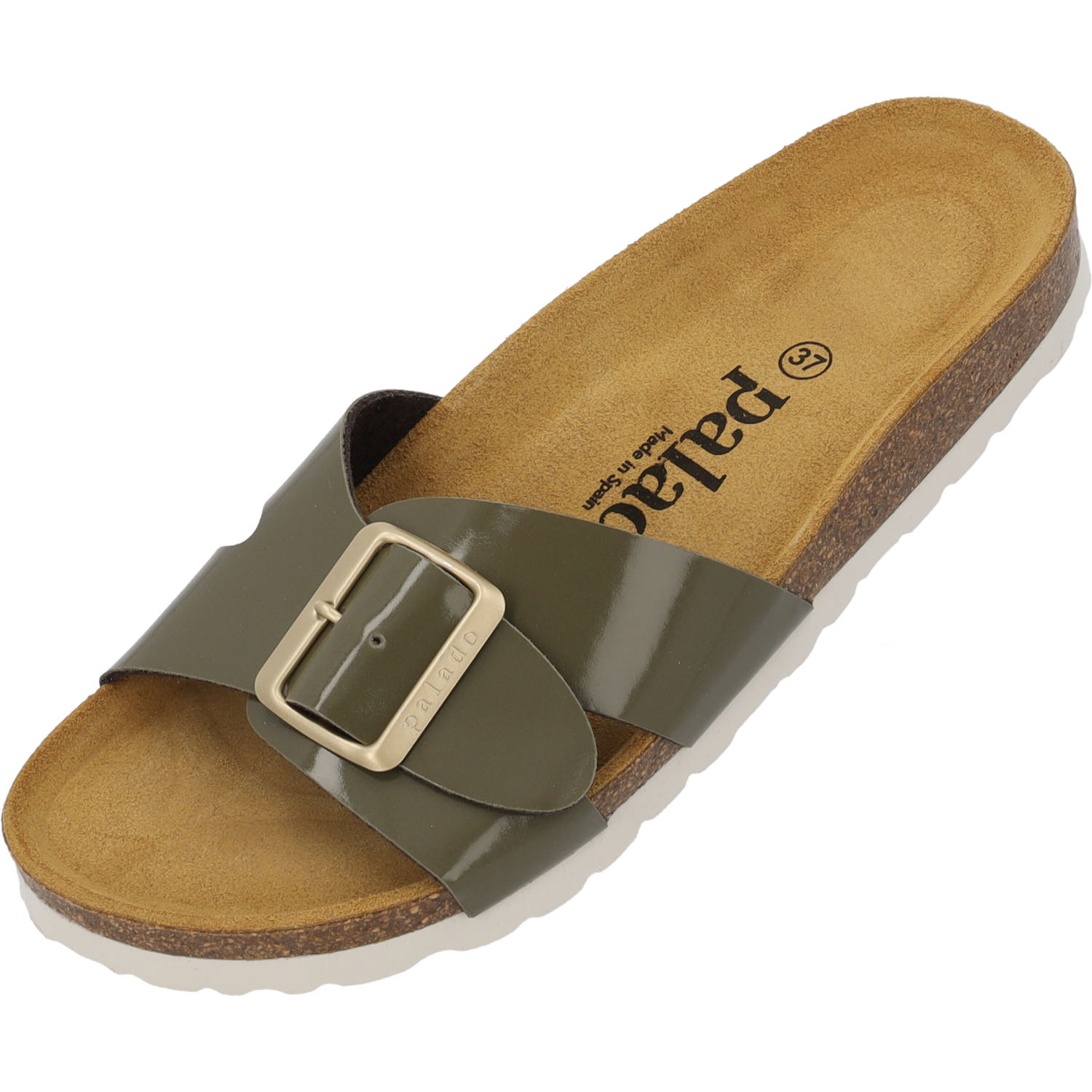 Palado Tinos Lack, Pantoletten, Damen, Khaki