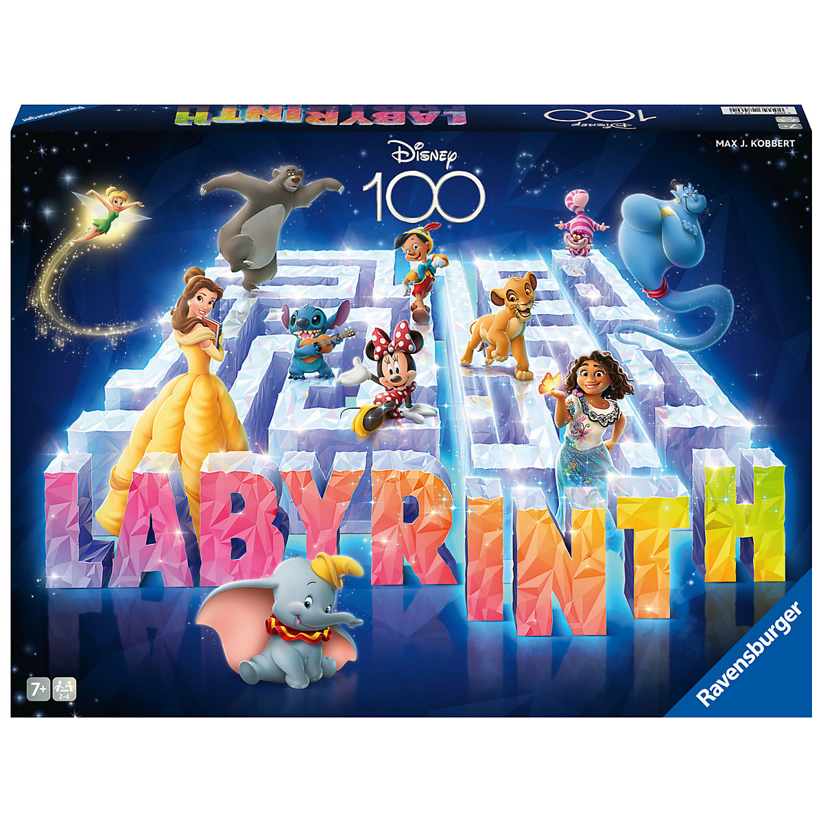 Ravensburger 27460 -   100 Labyrinth - Der Familienspiel-Klassiker für 2-4 Spieler ab 7 Jahren mit den beliebtesten   Charakteren