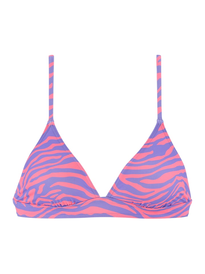 Venice Beach Triangel-Bikini-Top in violett-koralle günstig kaufen
