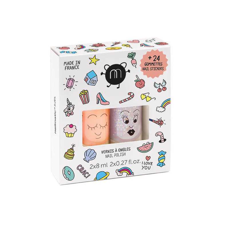 Coffret duo vernis à l'eau Crac Nailmatic