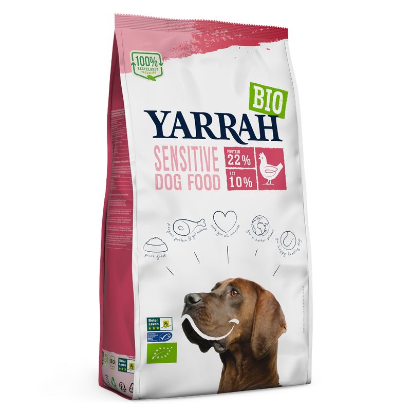 Yarrah Bio Sensitive mit Bio Huhn & Bio Reis