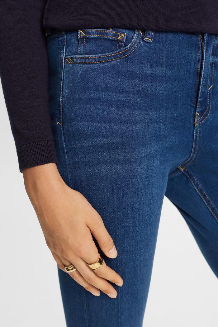 Skinny Jeans mit hohem Bund