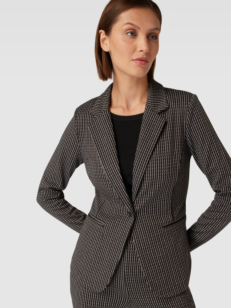 Blazer mit Allover-Muster Modell 'KATE' in bordeaux rot