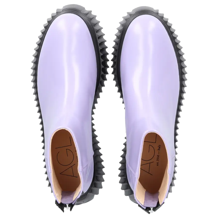 AGL Attilio Giusti Leombruni - Stiefeletten D751511 Lackleder - lila