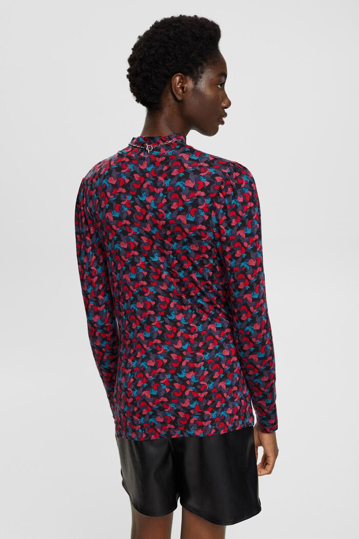 Blusen-Shirt mit Allover-Print