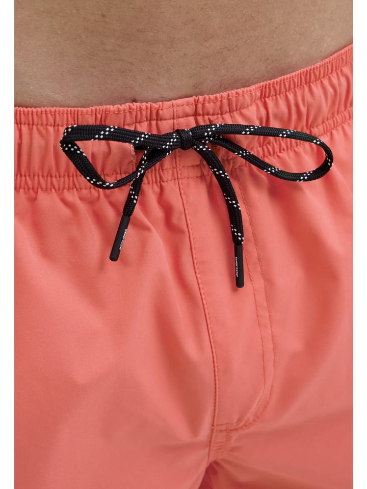 Jack & Jones Badeshorts 'Maui' in orange günstig kaufen