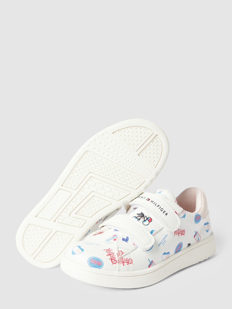 Sneaker mit Logo-Muster Modell 'SKYLER' in weiß
