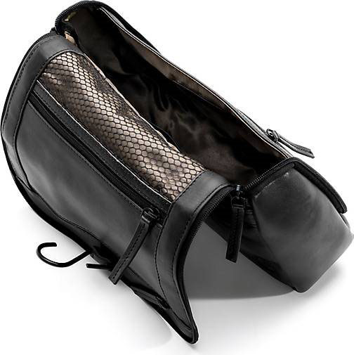 FARMHOOD Memphis Kulturbeutel Leder 27 cm