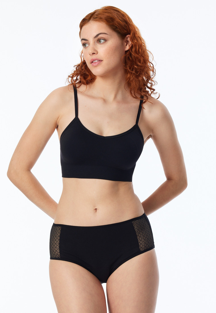 Perioden-Panty Spitze schwarz - Secret Care