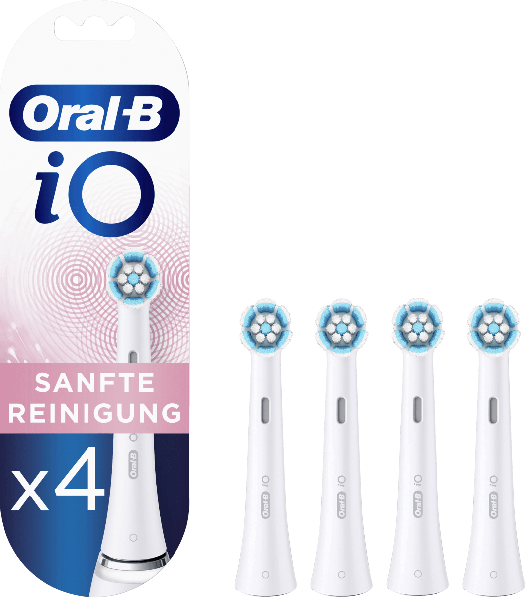 Aufsteckbürsten iO sanfte Reinigung, 4 St