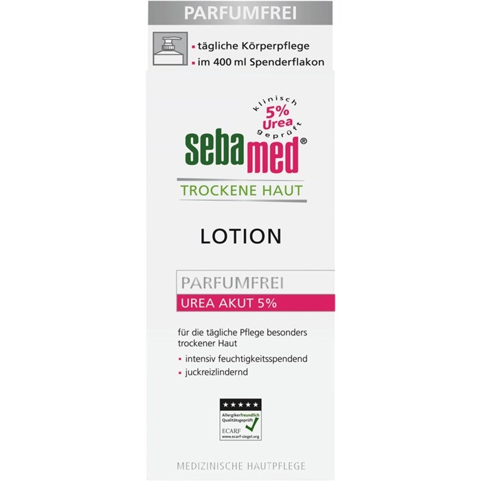 Trockene Haut Lotion Urea Akut 5% Parfümfrei