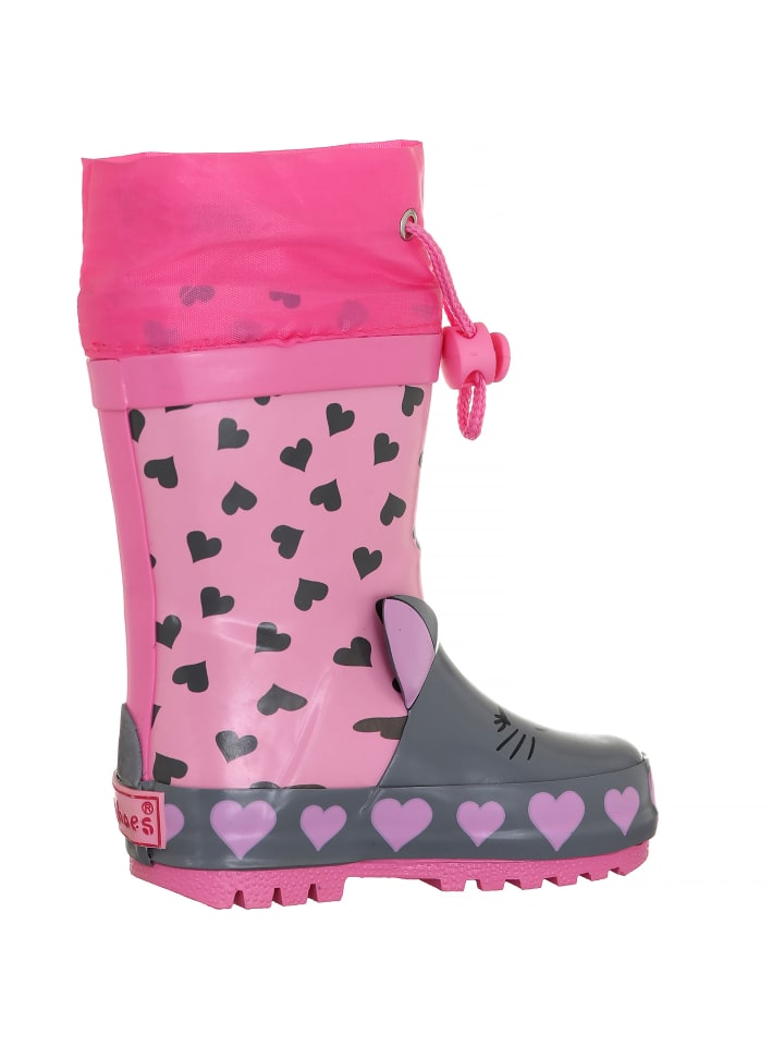 Playshoes Gummistiefel Katze in Rosa günstig kaufen 20