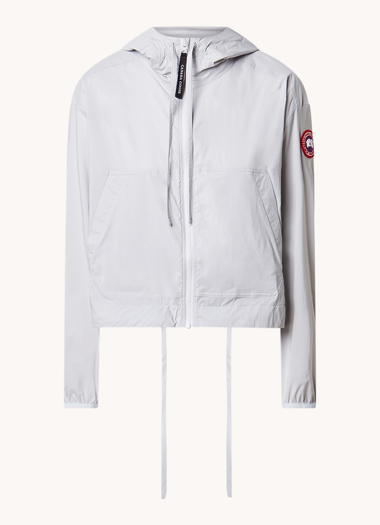 Canada Goose Kaslo cropped windbreaker with hood and side pockets