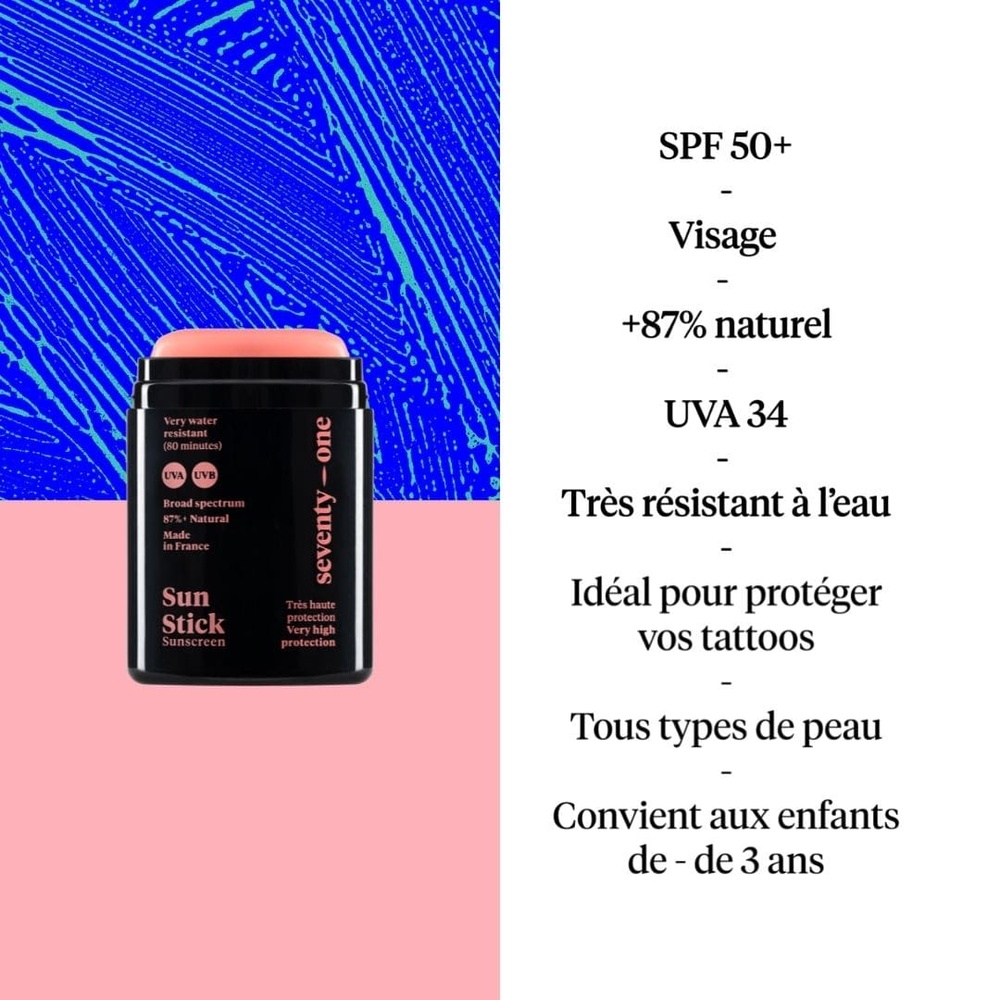 seventyOne percent Sun Stick – THE SUNSET - SPF50 + STICK