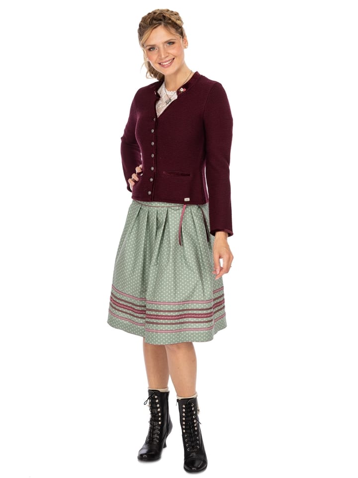 Spieth & Wensky Strickjacke MALTA in burgund günstig kaufen