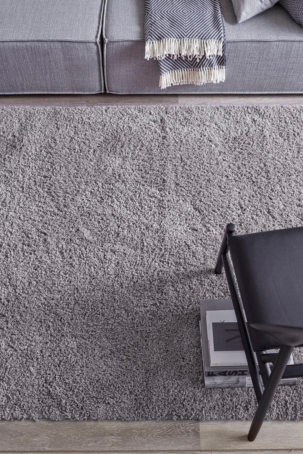 Hochflor-Teppich Savage 190, SCHÖNER WOHNEN-Kollektion, rechteckig, Höhe: 45 mm, Wohnzimmer