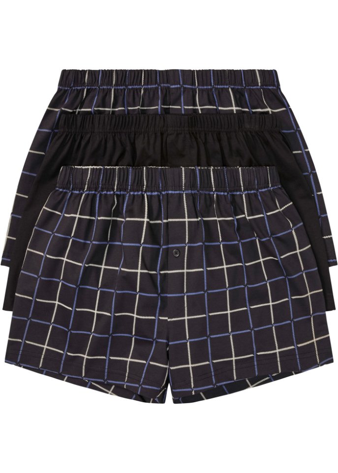 Lockere Jersey Boxershorts (3er Pack)