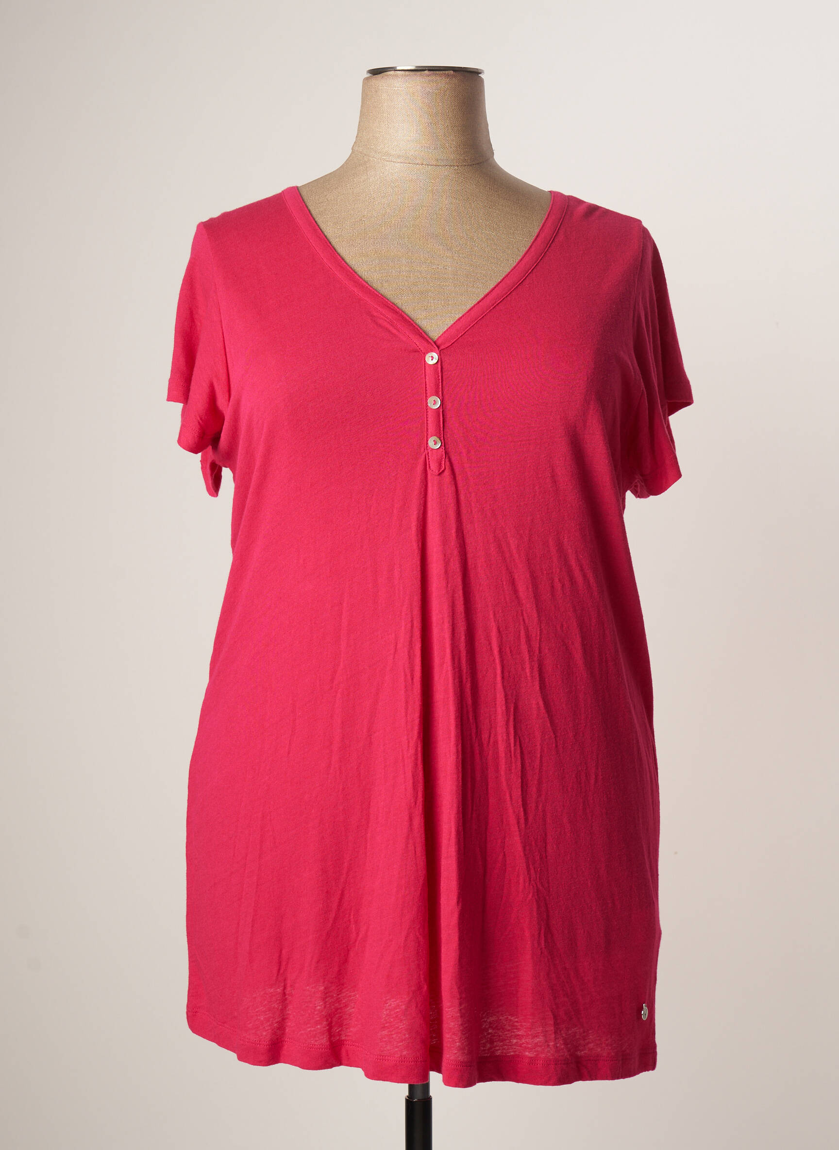 Yesta Tuniquemanchecourte Femme couleur rose