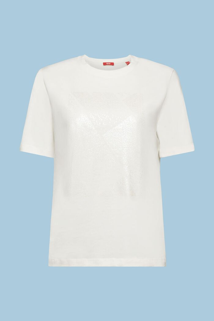 T-Shirt mit holografischem Print