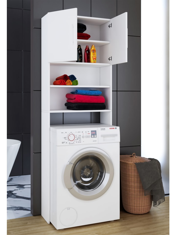 VCM  Überbauschrank Waschmaschine Überbau Schrank Jutas in Weiß günstig kaufen onesize