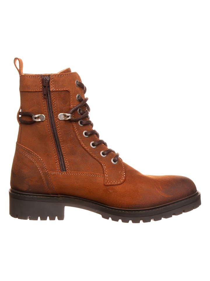 TRAVELIN' Leder-Boots in Hellbraun günstig kaufen