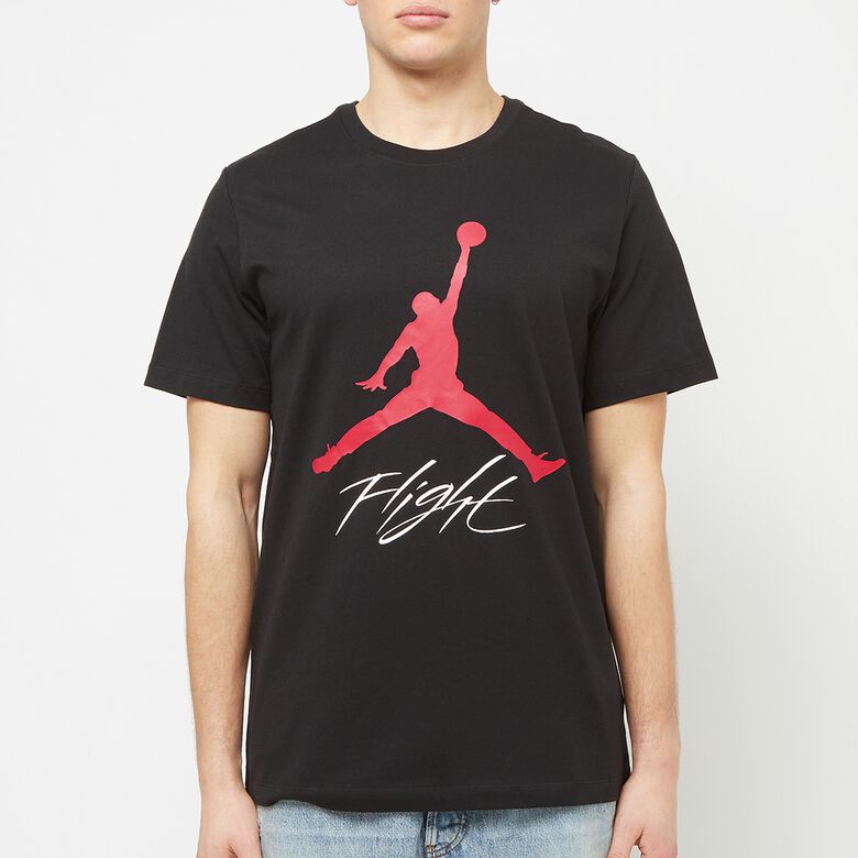 JORDAN Jumpman Flight HBR Tee black/gym red