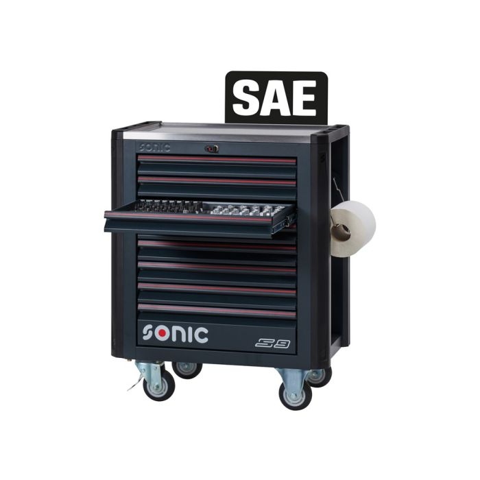Carrinho de ferramentas completo Sonic 716877 SAE | NEXT S9 | 168 peças